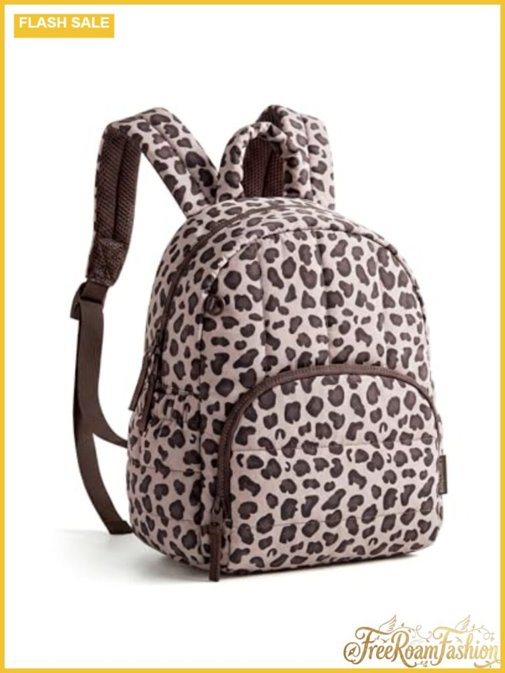 BAGSMART Mini Puffer Backpack Quilted Water-Resistant Casual Daypack